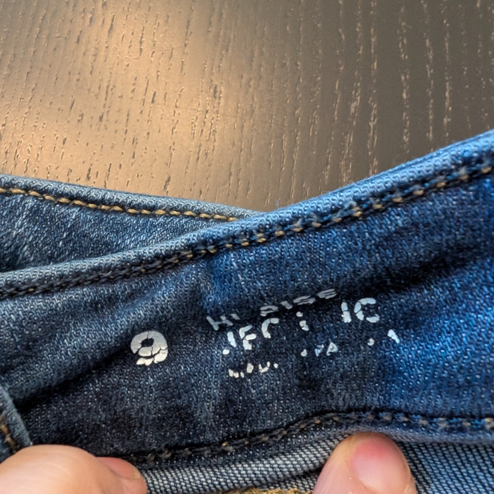 3 For $24 Arizona Jean Company Deep Blue Jeggings - Picture 6 of 7